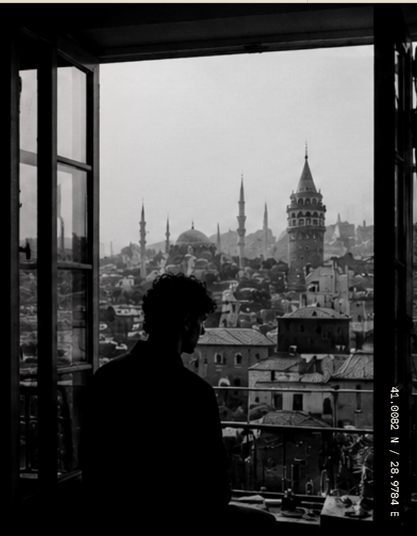 Black and white Istanbul visual direction reference